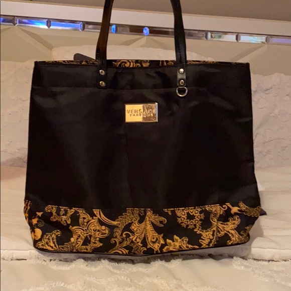 versace perfume tote bag